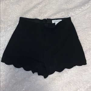 forever 21 scallop shorts